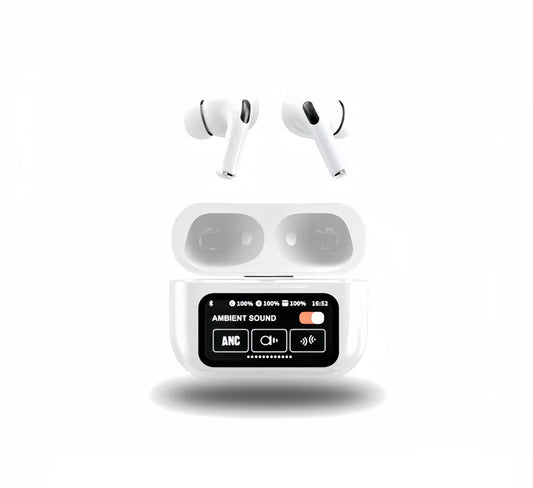 AIRPODS A9 PRO Touch Screen ANC/ENC Noise Reduction, Touch Control Wireless Headset TWS Noise Cancelling Earbud Bluetooth 5.4 Wireless Earbuds