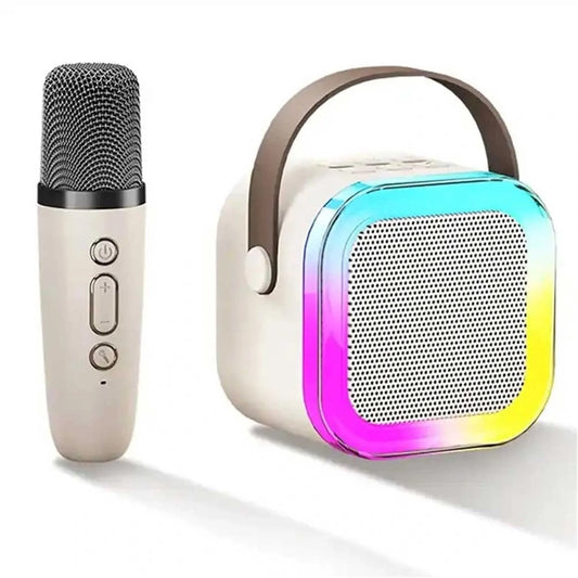 K12 Mini Audio Microphone Karaoke Family Wireless Bluetooth Speaker